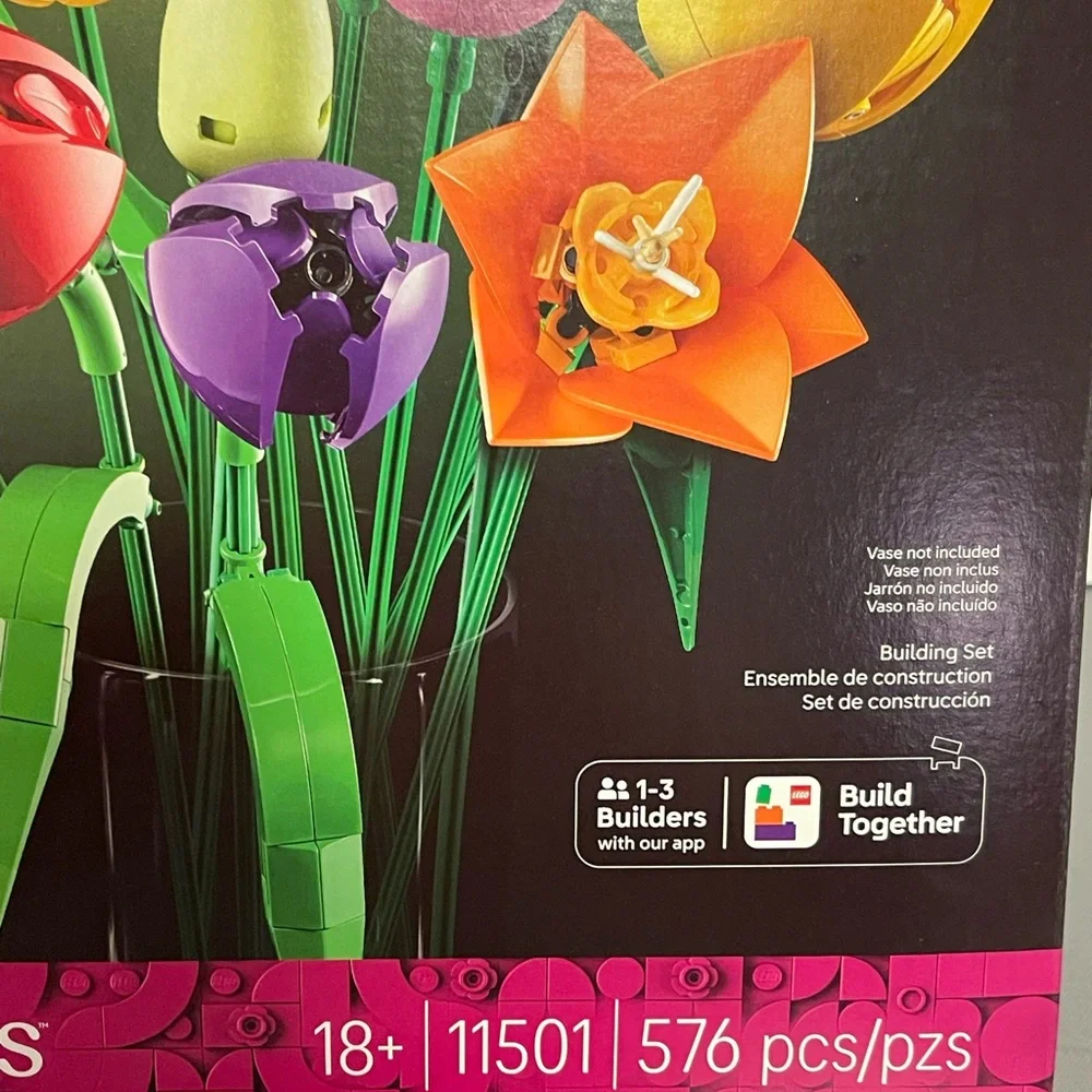 LEGO Botanicals Vibrant Tulip (11501) 576pcs 18+ NIB Sealed